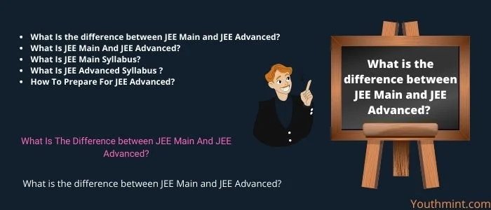What is the difference between JEE Main and JEE Advanced