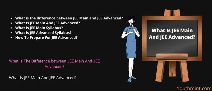 What Is JEE Main And JEE Advanced